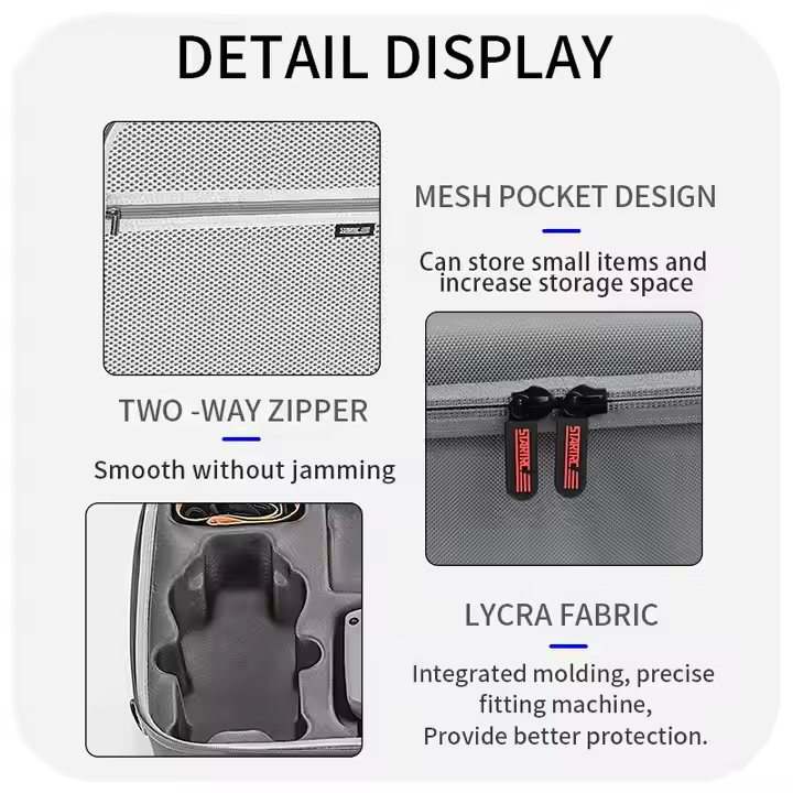 Soft Carrying Bag for DJI Air 3 Fly More Combo for DJI RC2 Waterproof Storage Box Drone Case for DJI Drone Accessories